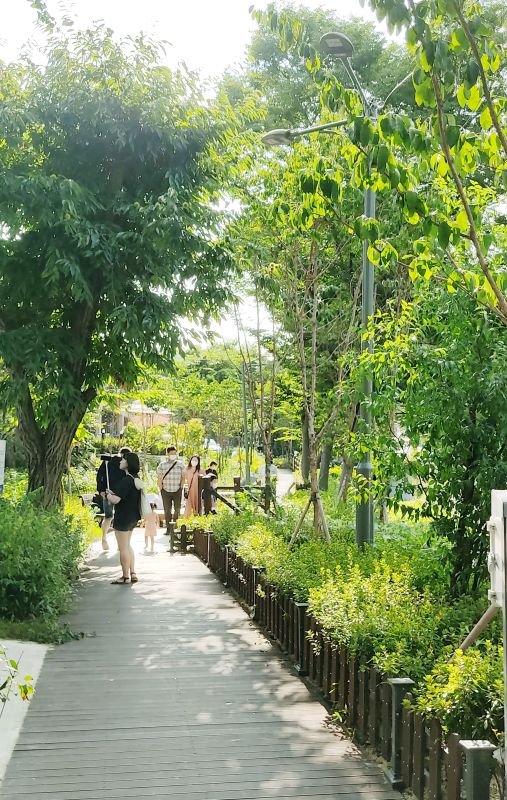 계곡을따라 걸을수 있는 산책로