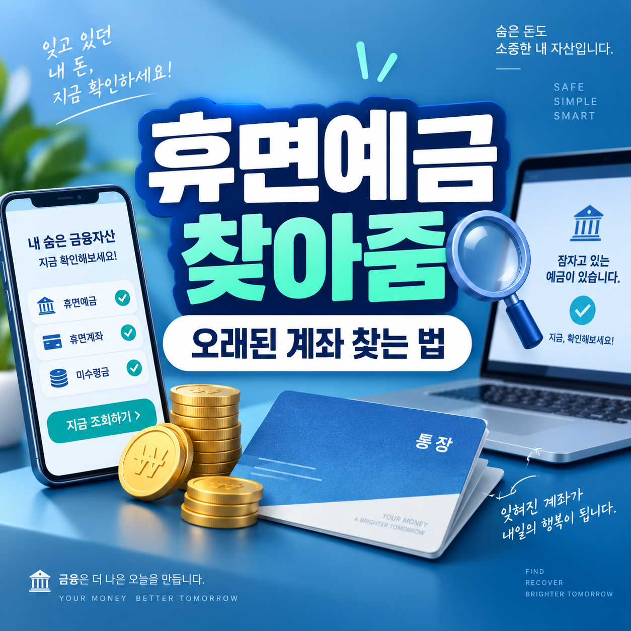 휴면예금 찾아줌