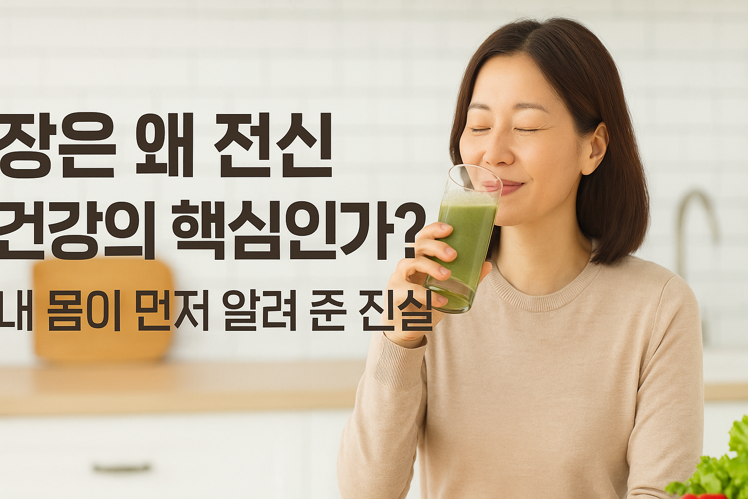 장은 왜 전신 건강의 핵심인가? 내 몸이 먼저 알려준 진실