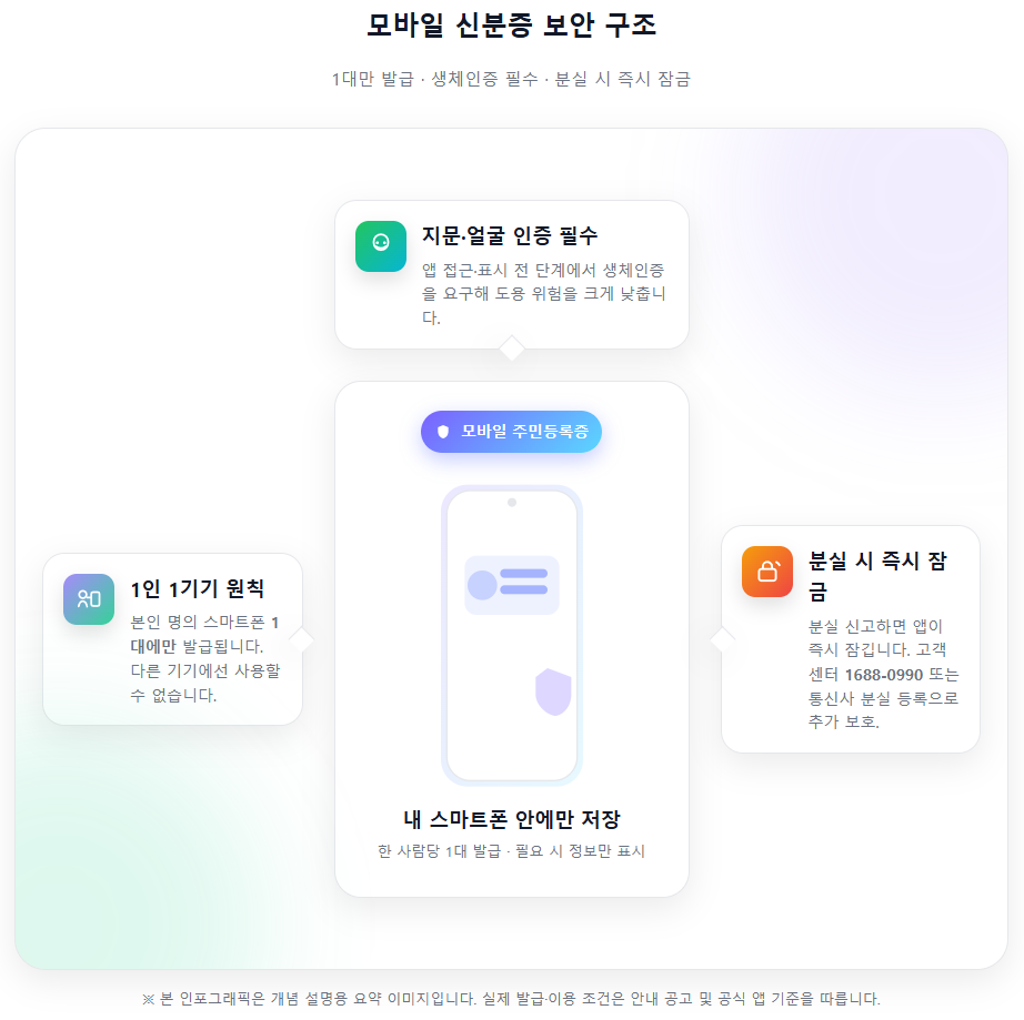 모바일 신분증 보안 구조