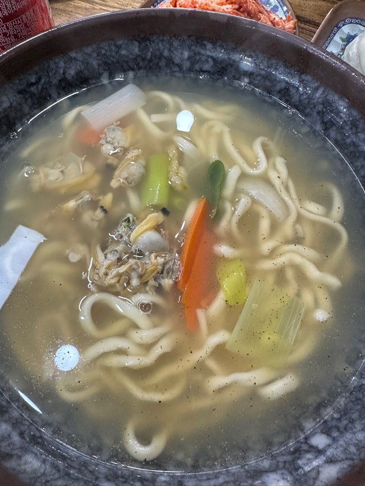 바지락칼국수