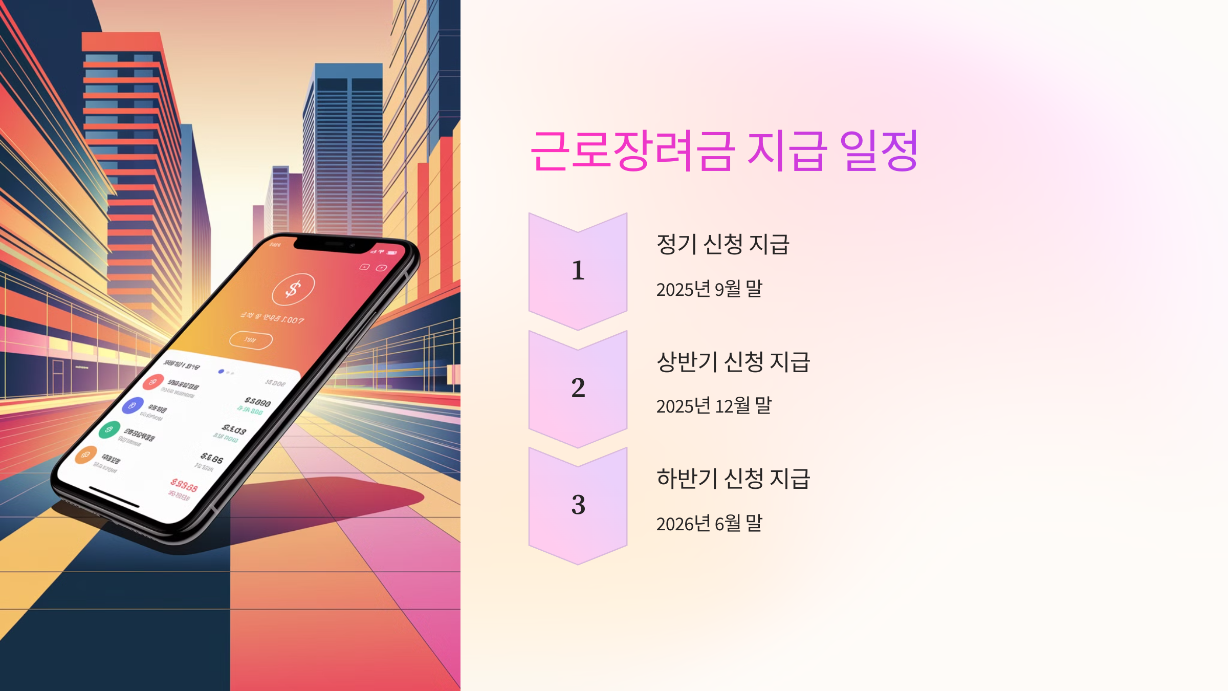근로장려금 지급 일정