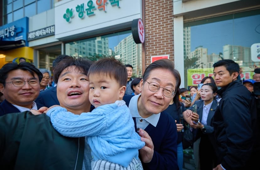 이재명 시민들과 사진