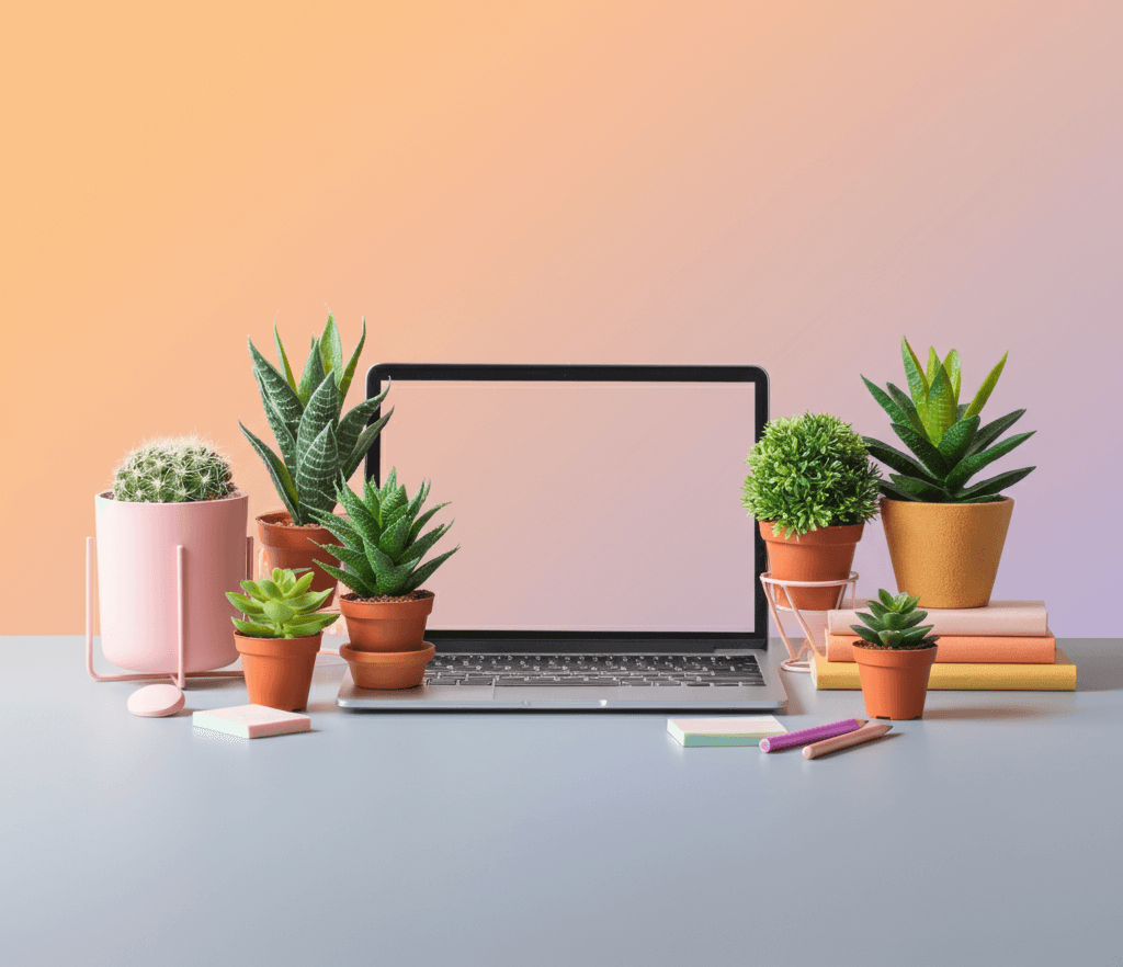 사무실 책상 위 풍수식물 배치법