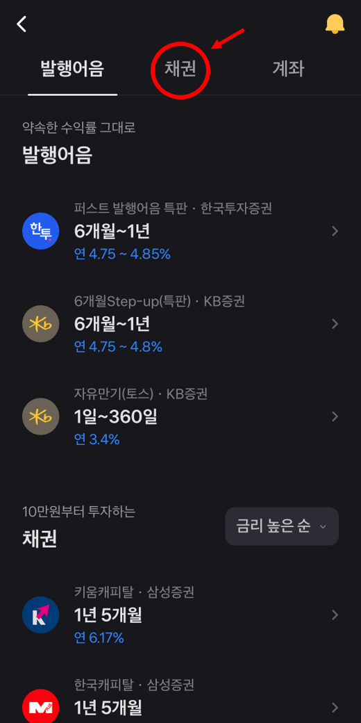 국채 매입방법