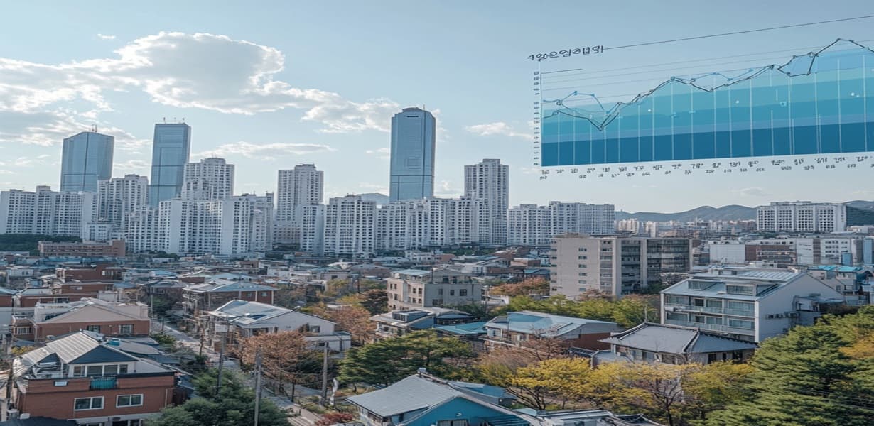 2025년 한국 부동산 시장 트렌드를 요약한 대표 이미지