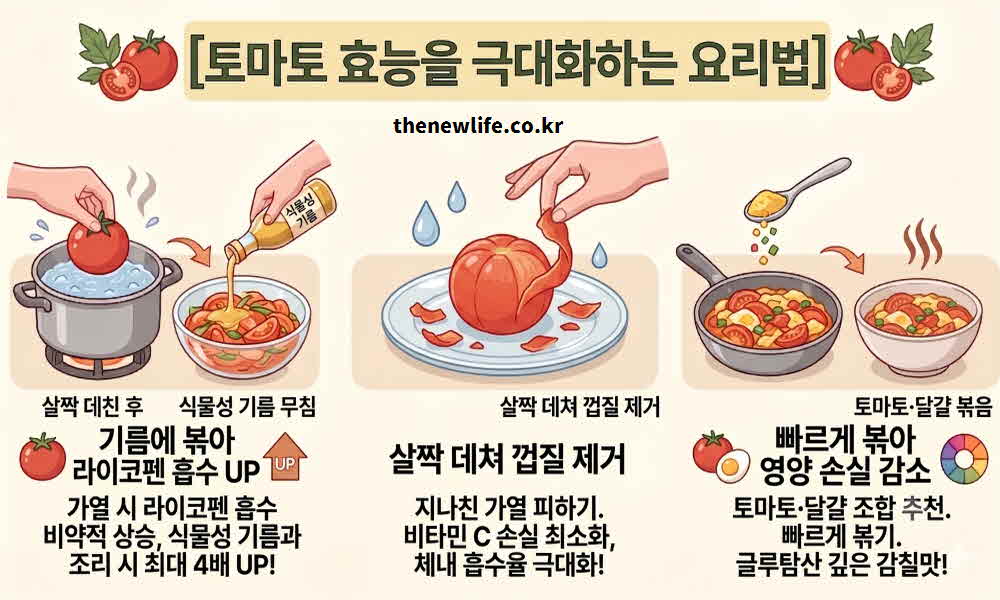 토마토 효능 극대화 요리법