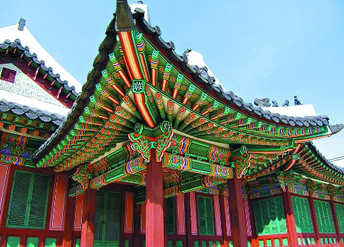 궁궐의 단청