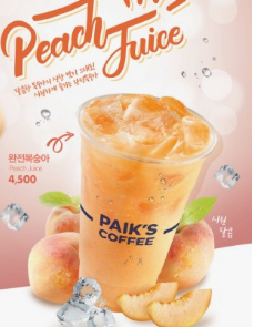 빽다방 메뉴와 가격