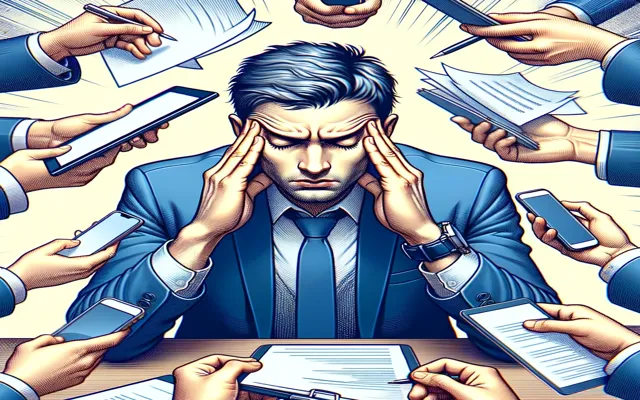 현대인의스트레스-스트레스받고있는모습