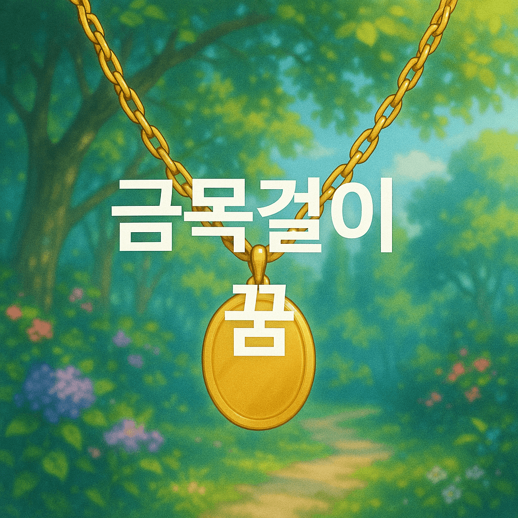 금목걸이 꿈 해몽