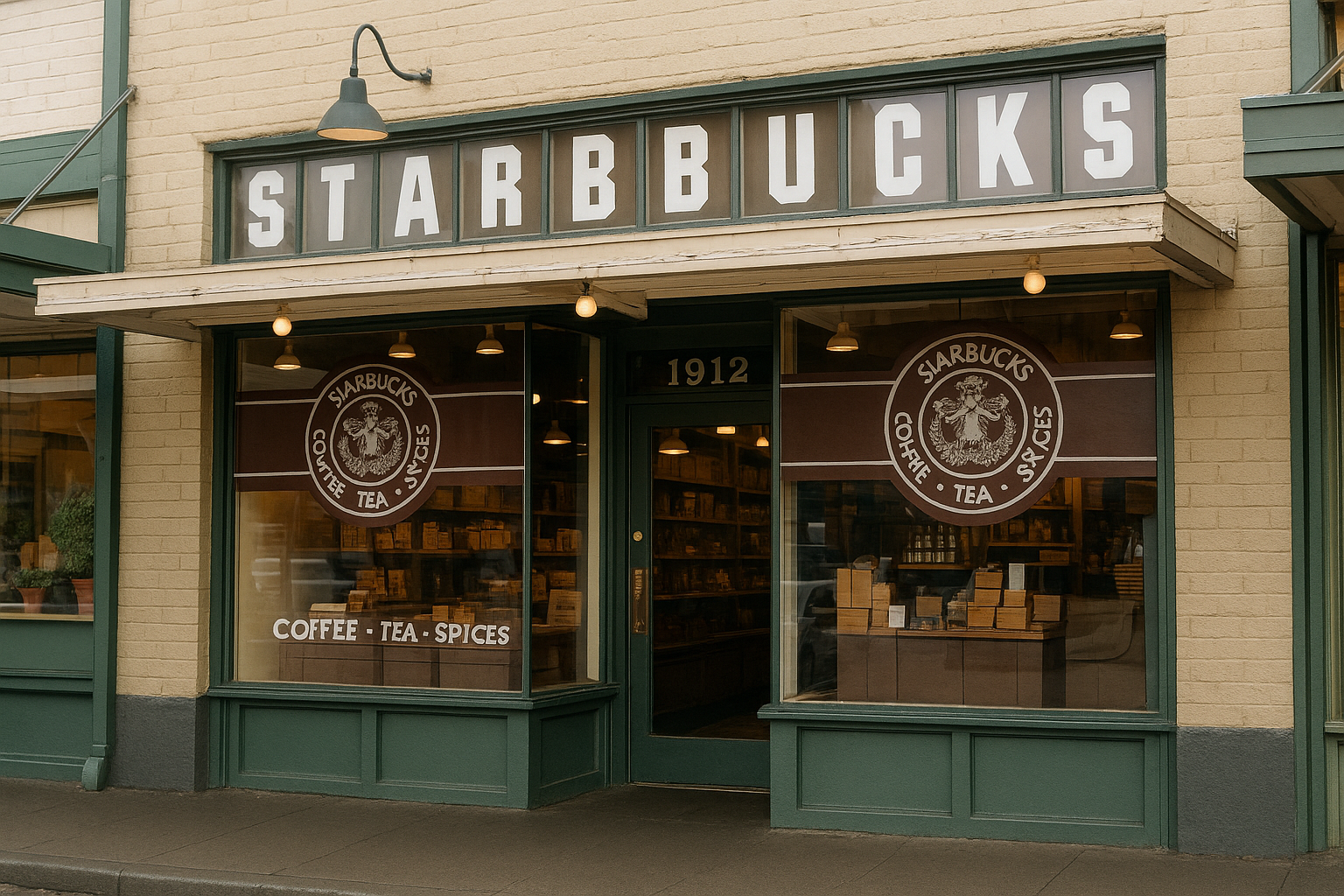 스타벅스 1호점 이미지