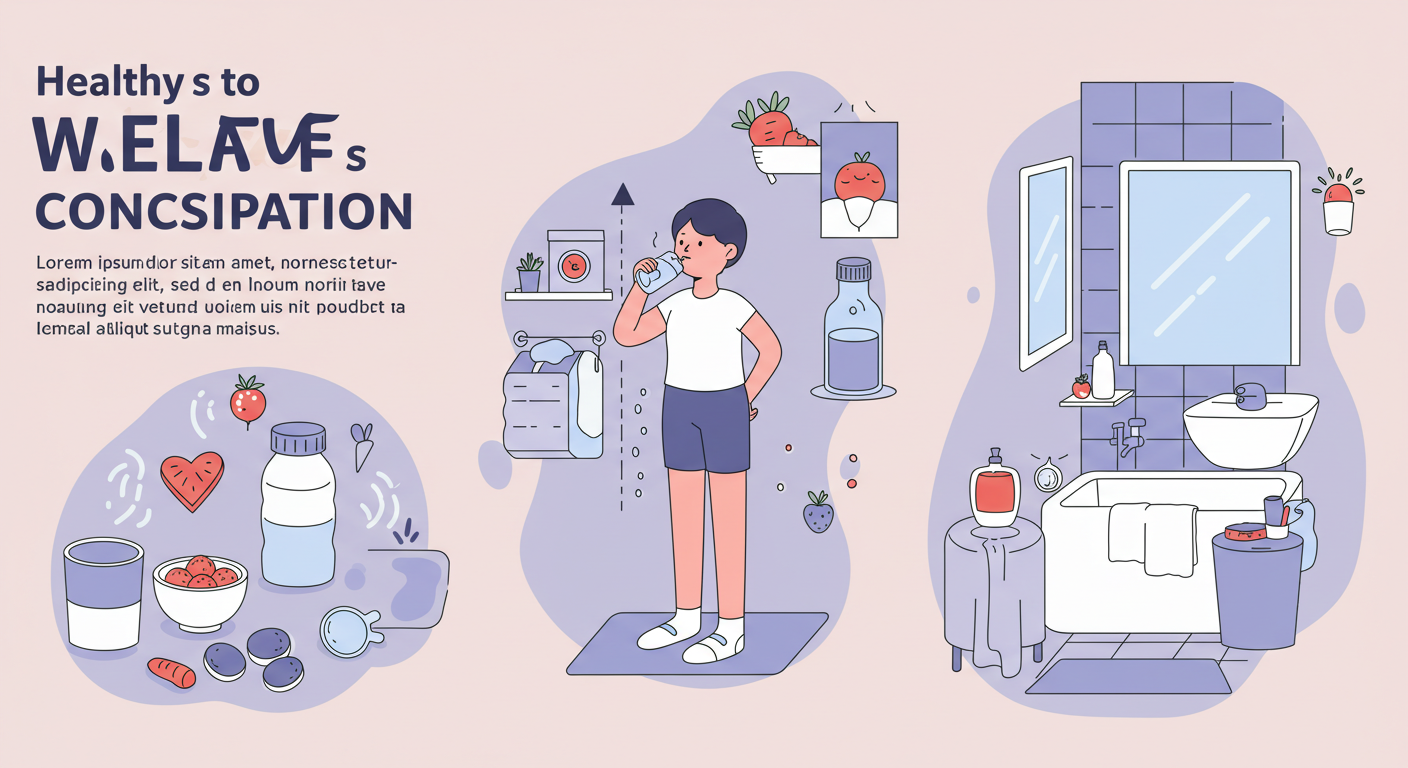 장 건강&amp;#44; 변비 약물&amp;#44; 관장 자세