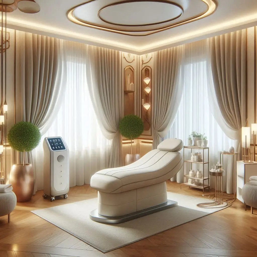 피부,체형관리 샵 배경