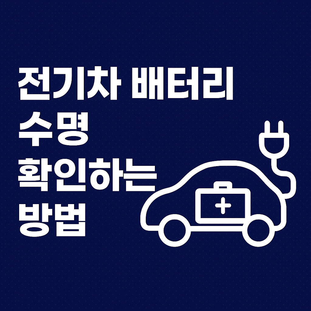 전기차 배터리 수명 확인하는 방법
