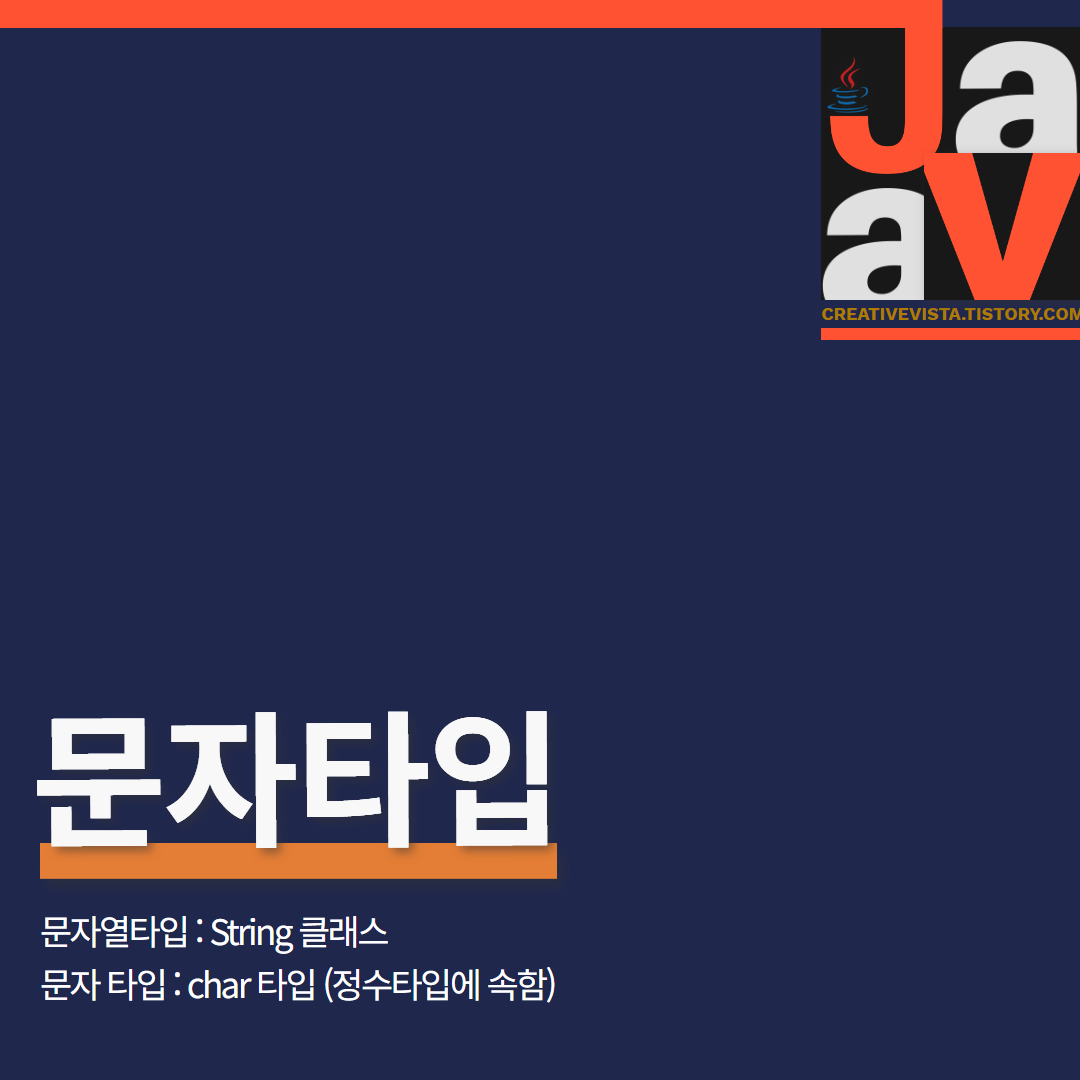 자바 문자타입