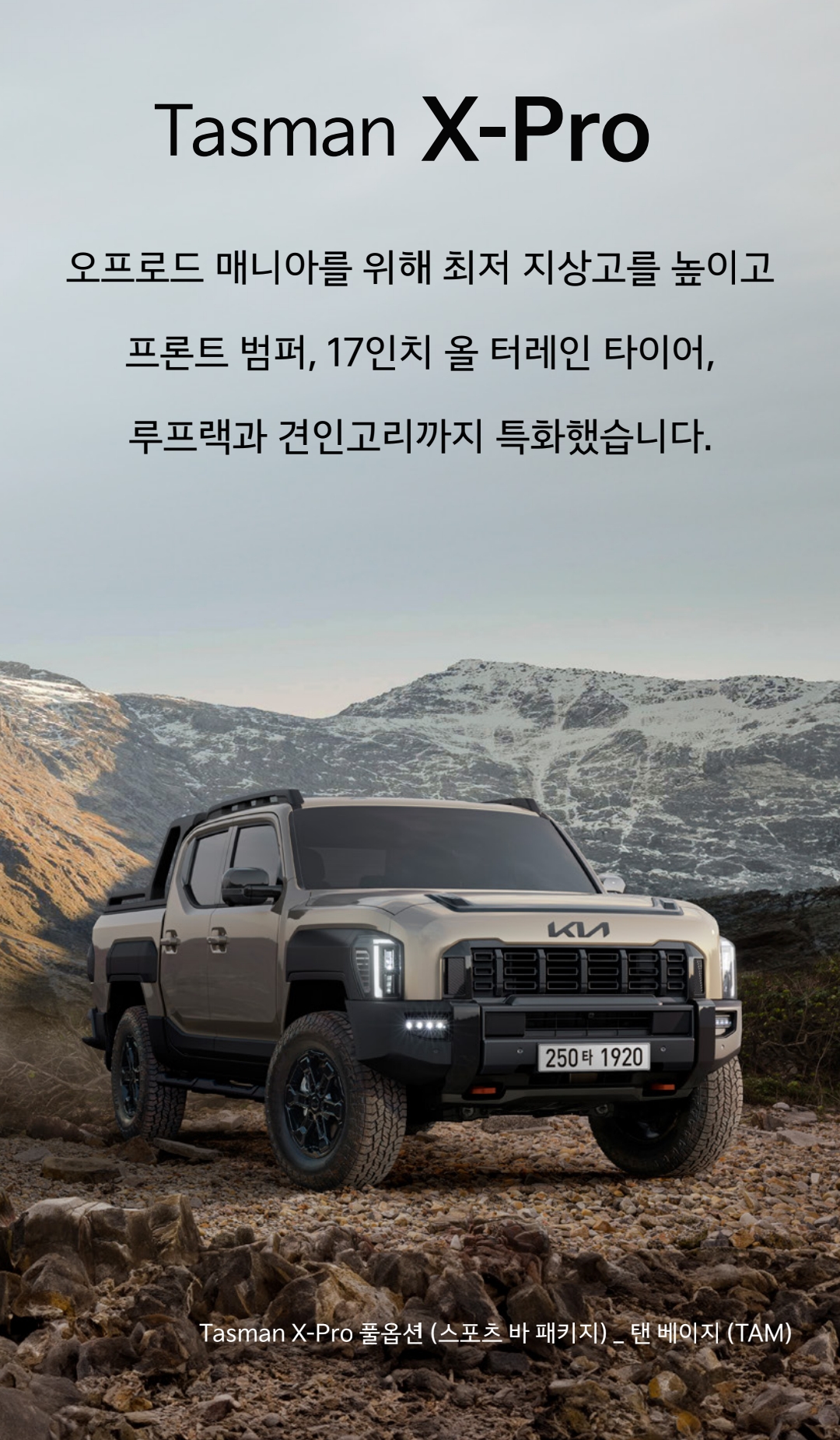 기아차 타스만 가격표 카탈로그