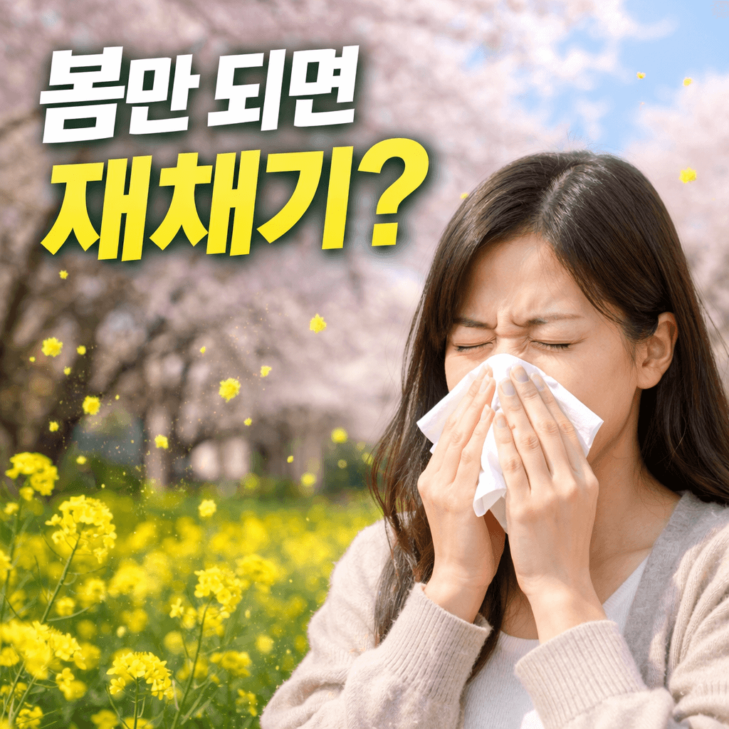 봄만 되면 재채기? 봄철 재채기 멈추는 법과 생활 관리법