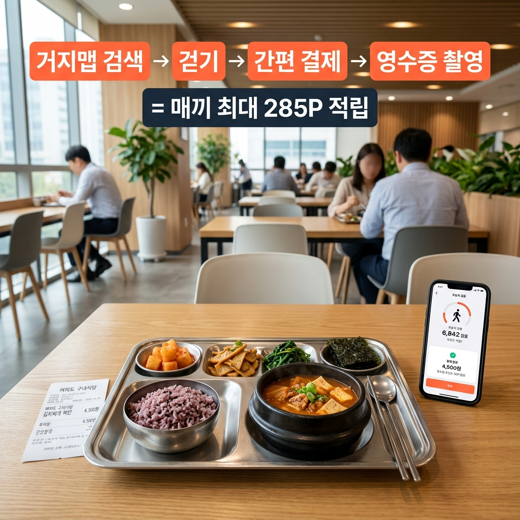 거지맵과 앱테크 연동 원리 흐름도