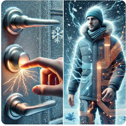 정전기를 막는 똑똑한 원단의 비밀