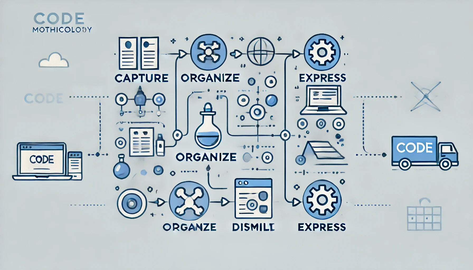 CODE methodology: Capture, Organize, Distill, Express