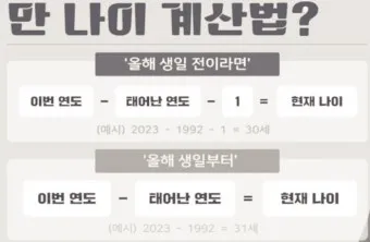 만나이 계산기 계산법 계산방법 2025년_13