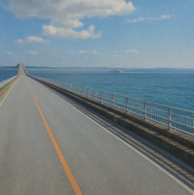 일본 미야코지마 이라부 대교의 이미지