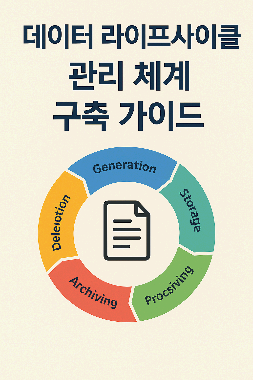 데이터 라이프사이클 관리 체계 구축 가이드