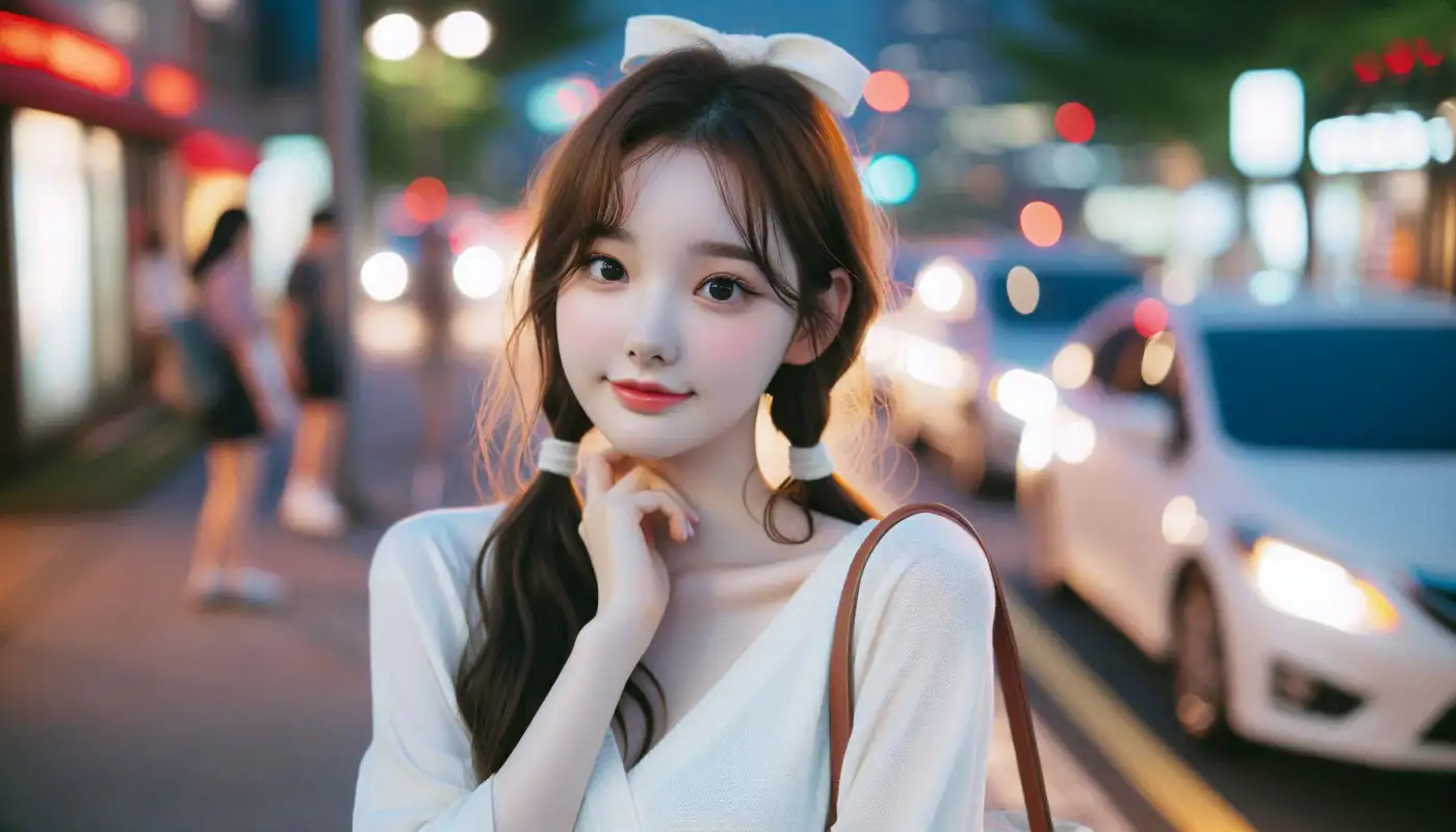 도쿄-미슐랭-라멘-추천을-알아보고-미식여행하는-여성의-모습