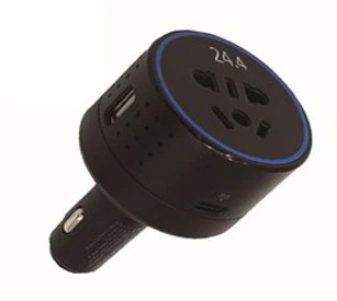 캠프롱 차량용 인버터 PD 퀵차져 트럭겸용 DC 12V~24V 150W&#44; 1개
