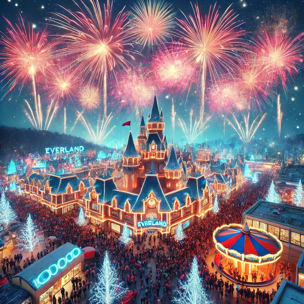 에버랜드 불꽃놀이