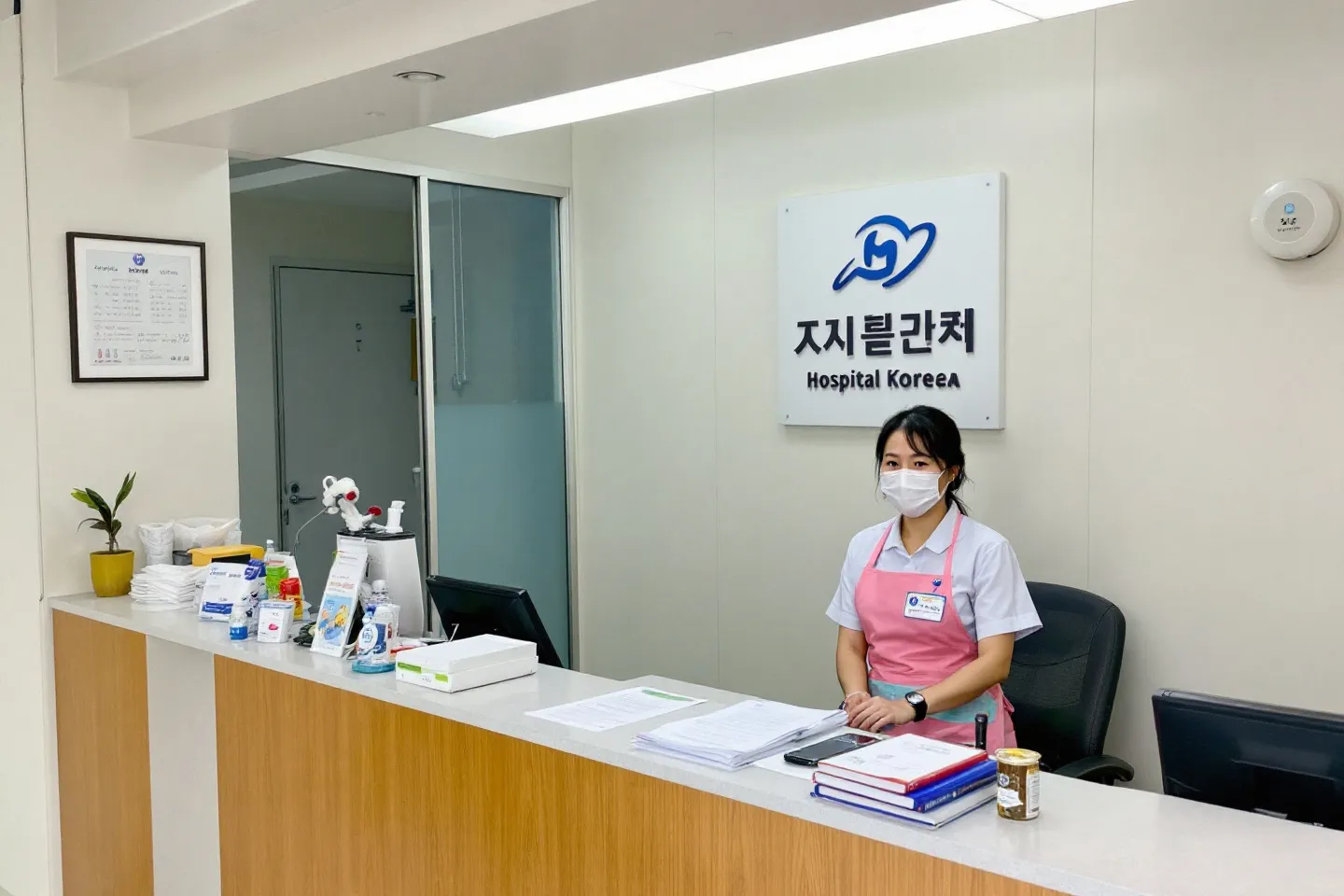 병원 접수 및 안내