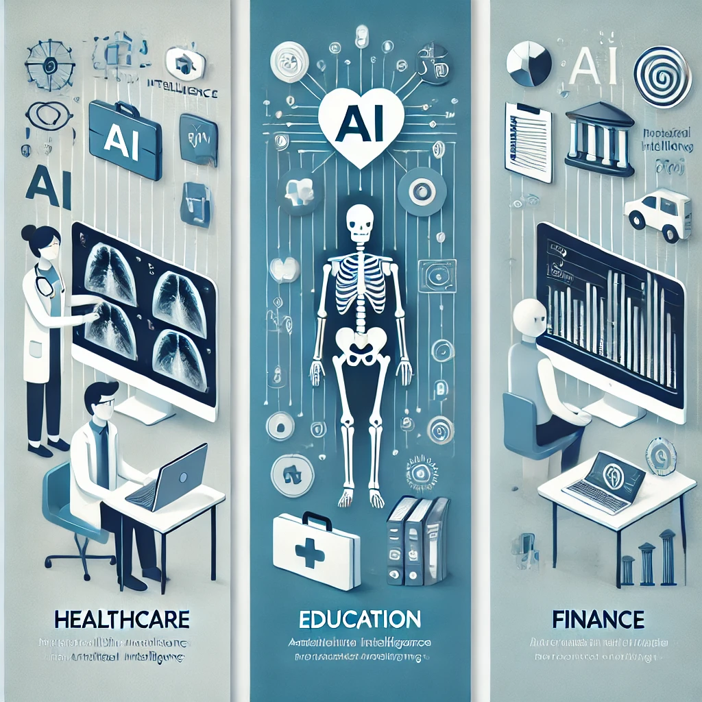 AI 활용 분야 TOP 3! 의료·교육·금융분야에서