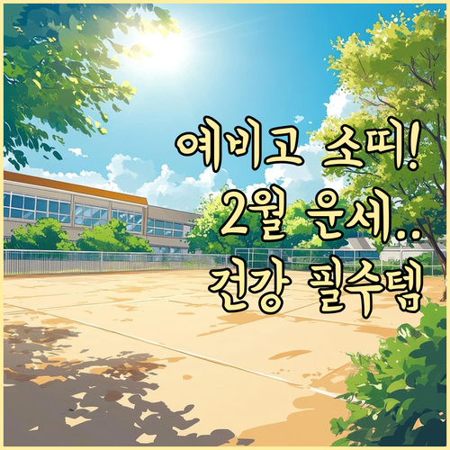 고등학교 입학 전 2월 소띠 운세와 ..