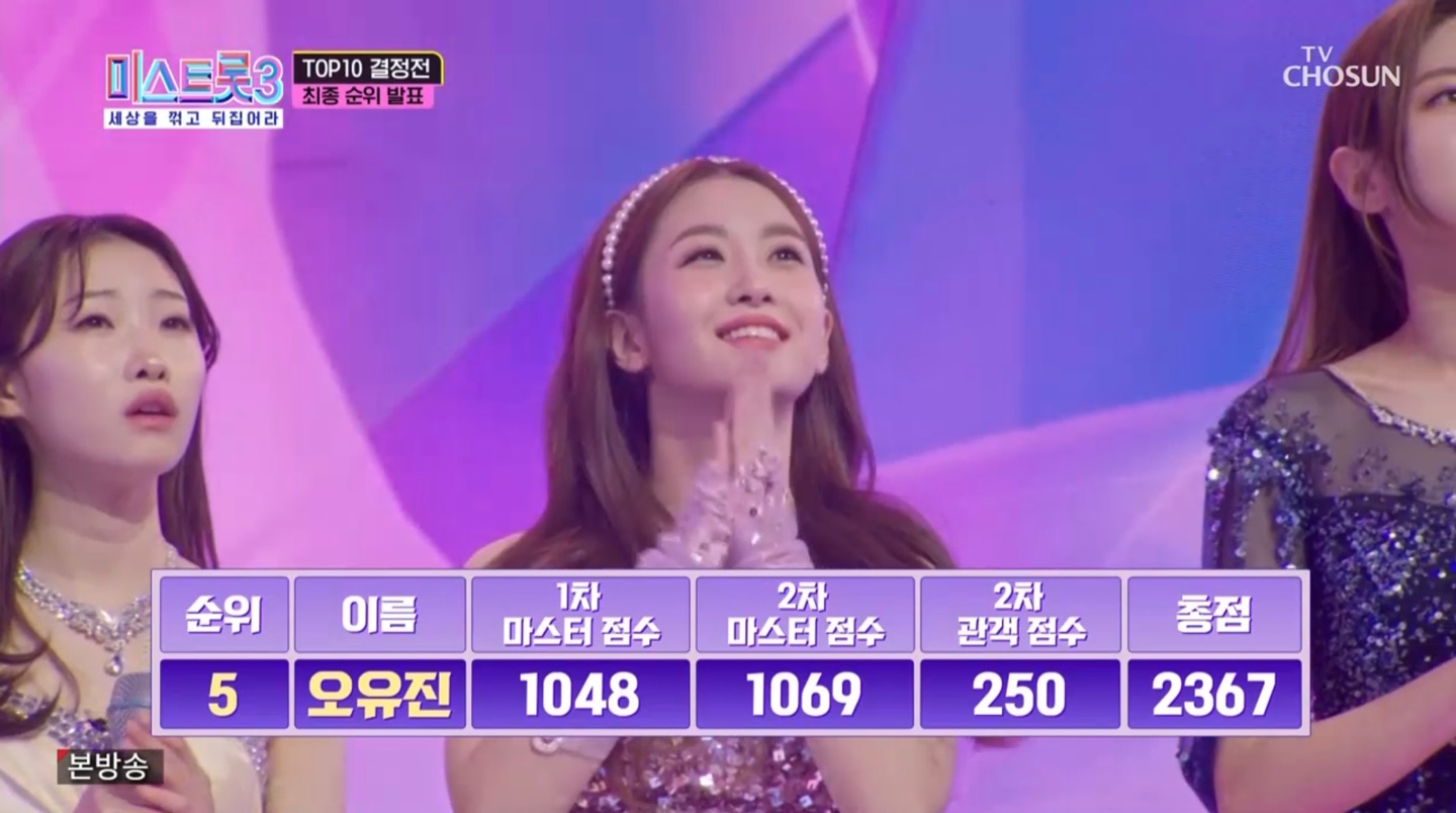 미스트롯3 5라운드 5위