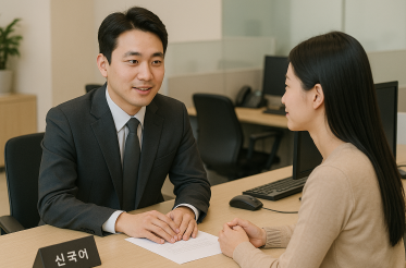 은행 업무 상담