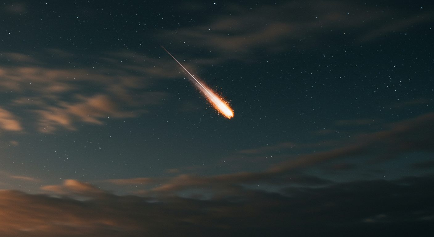 소포모어 징크스를 표현하는 별똥별