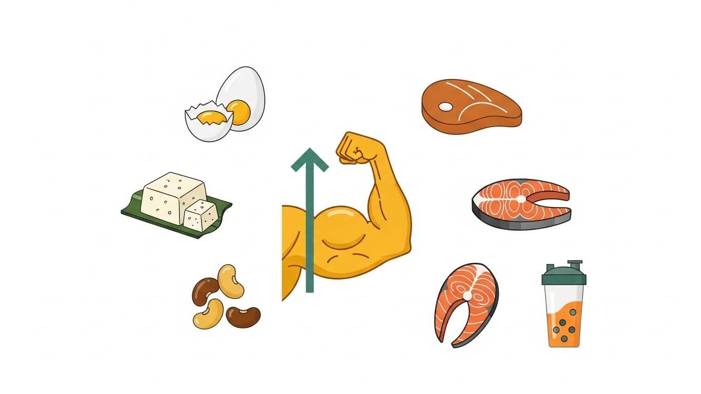 2. 단백질 섭취로 근육 손실 예방하기