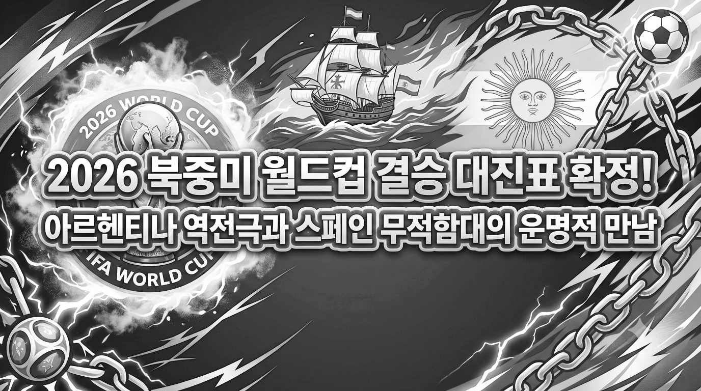2026 북중미 월드컵 결승 대진표 확정
