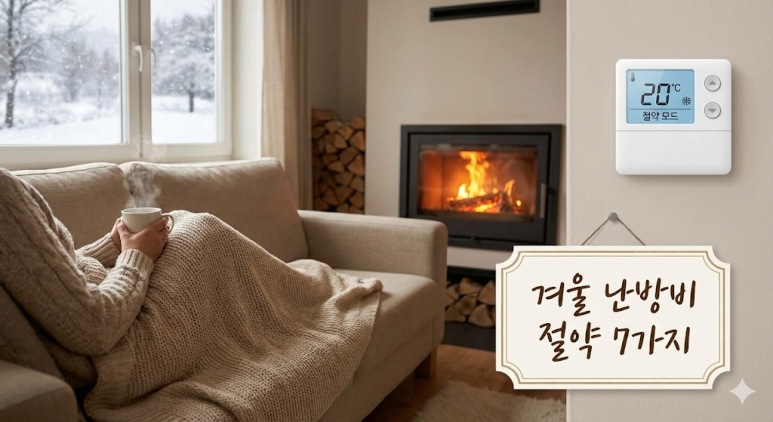 겨울 난방비 절약 7가지: 온돌모드&middot;외출모드 이렇게 쓰면 됩니다