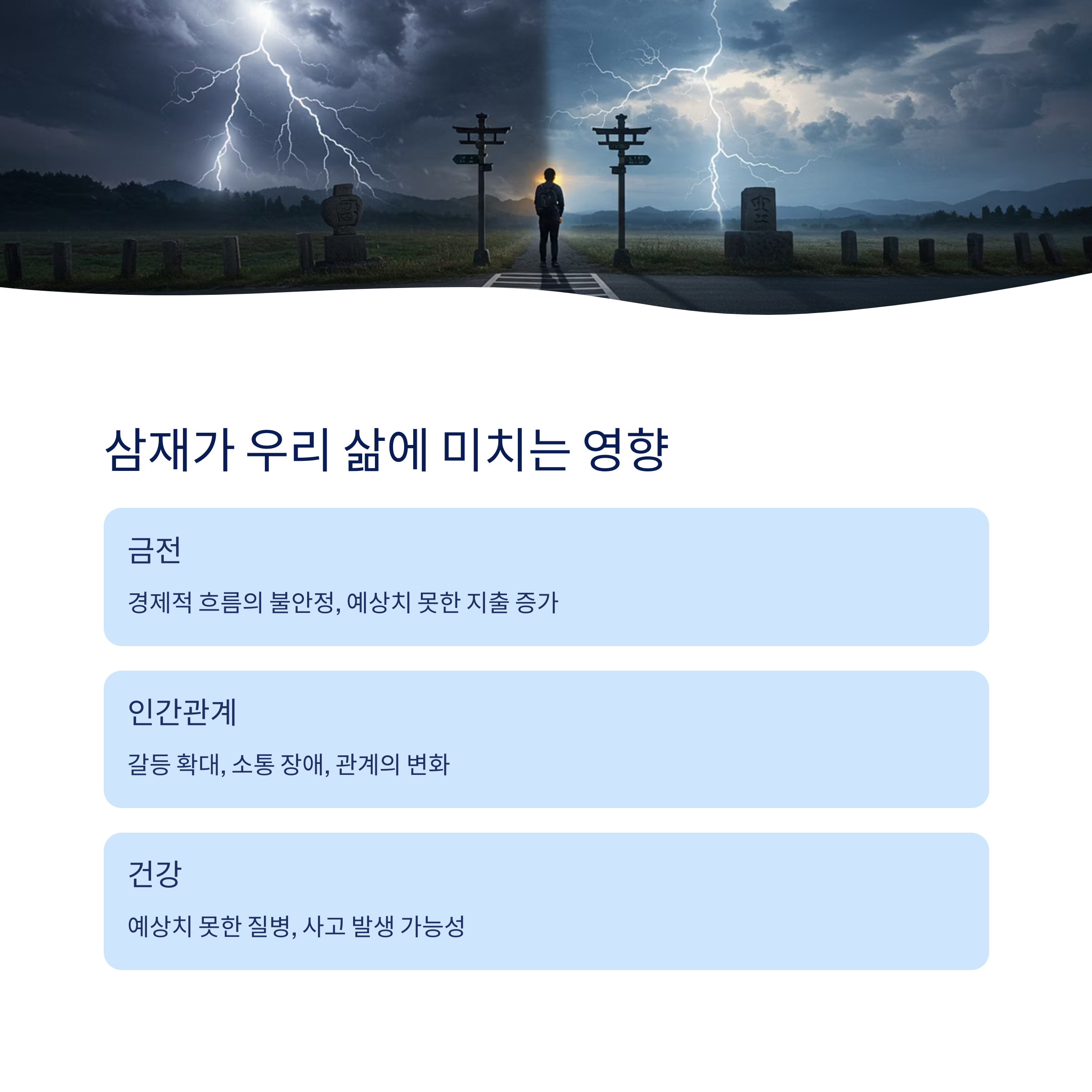 삼재를 풀기 위한 방법