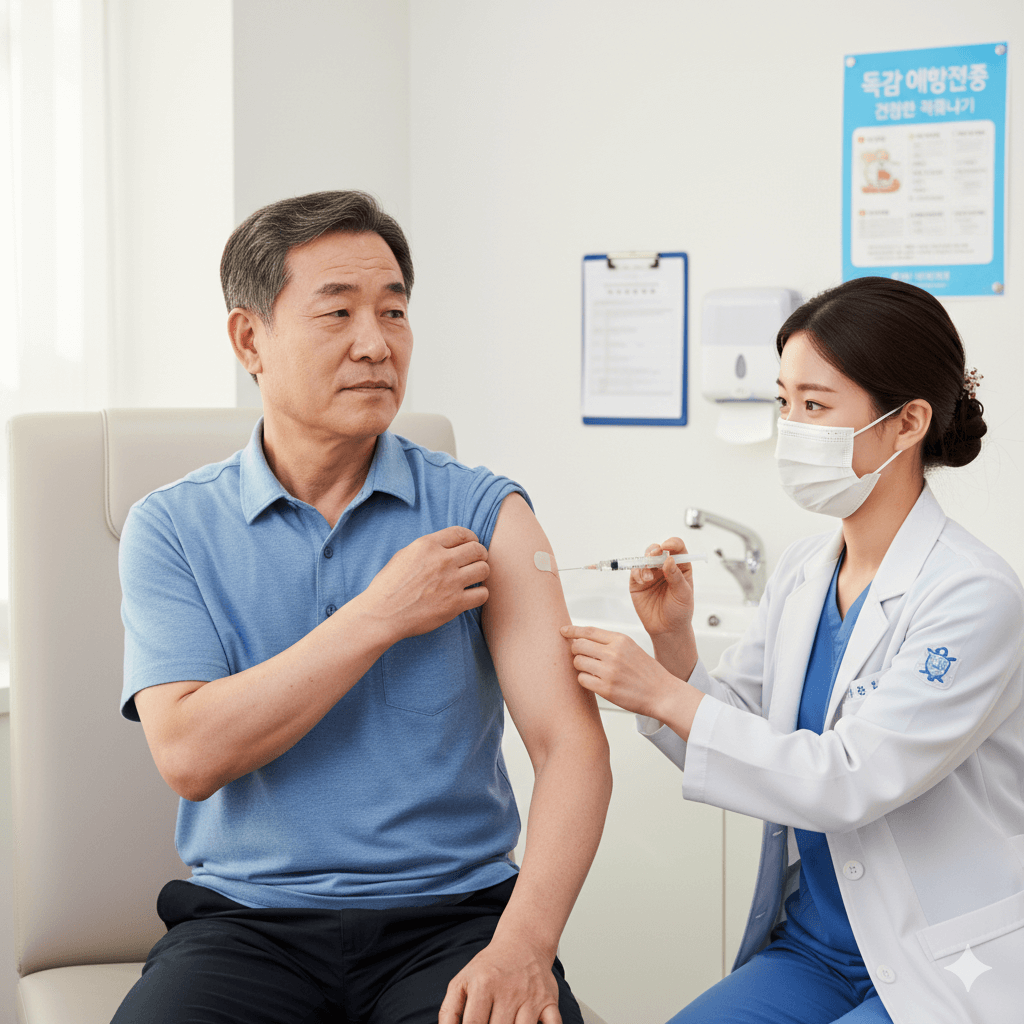 독감 예방접종 - 사진