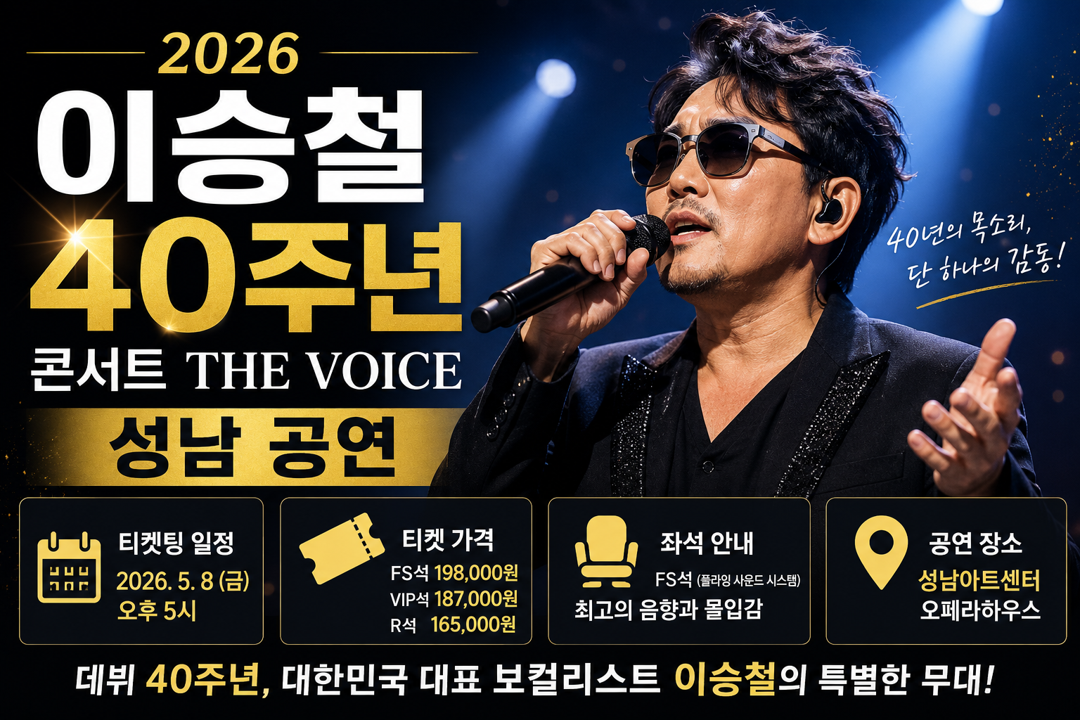 2026 이승철 40주년 콘서트