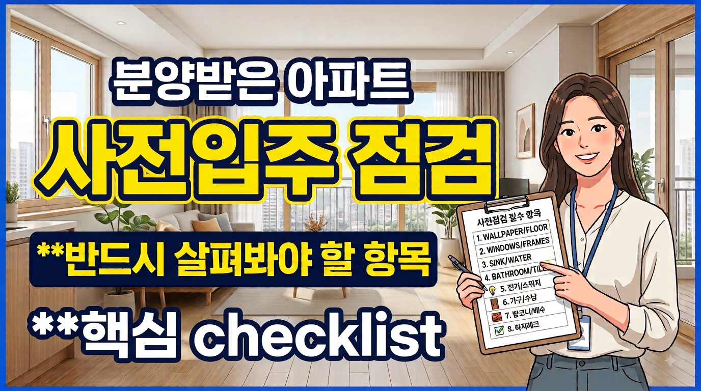(사전사전입주점검점검)