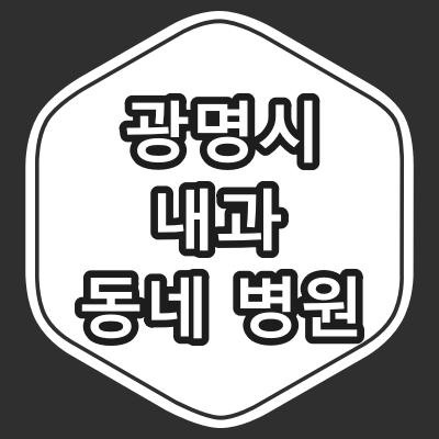 광명시 내과 전문의 진료 하는 동네 병원