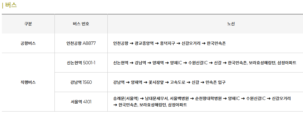 대중교통 버스
