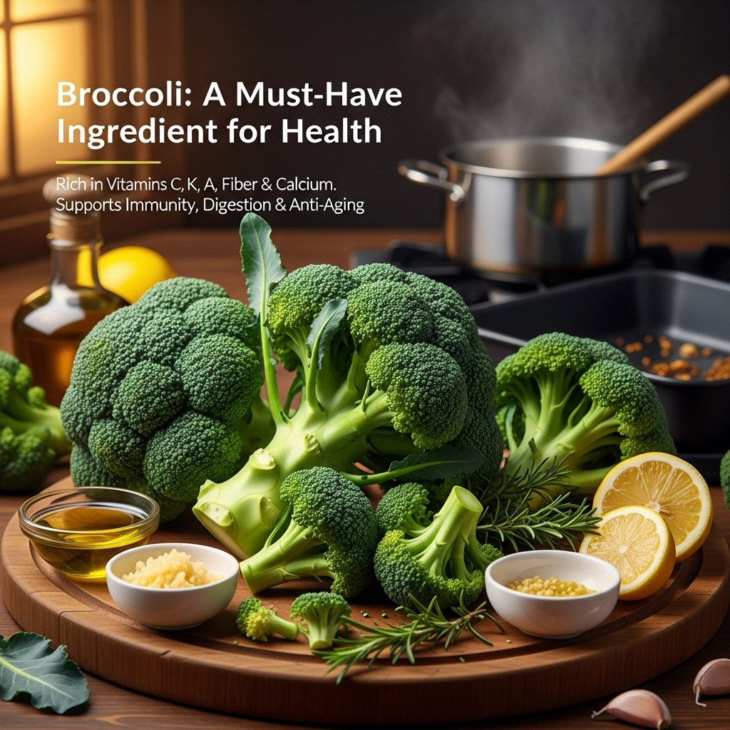 브로콜리, 건강을 위한 필수 식재료인 이유