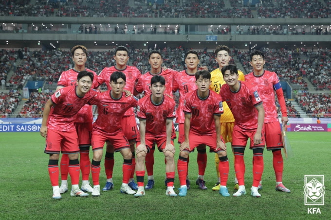 월드컵예선-한국이라크축구경기