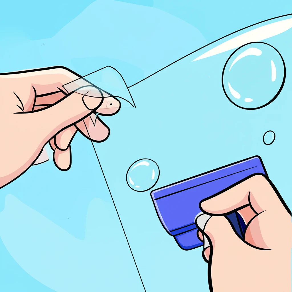 핸드폰 액정 필름 부착 시 발생할 수..