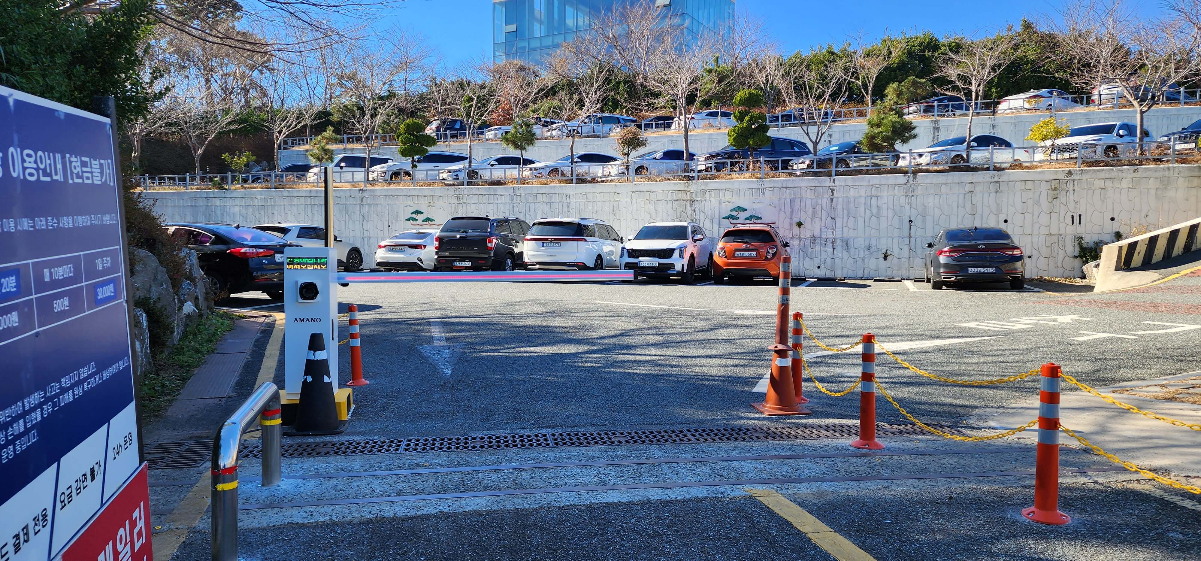 해동용궁사 주차장 첫번째 주차장 전경사진